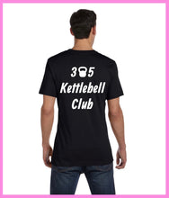 Load image into Gallery viewer, Kettlebells &amp; Techno 305kbclub Unisex T-Shirt.