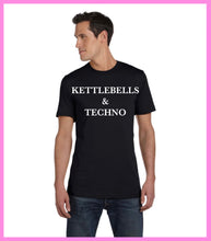 Load image into Gallery viewer, Kettlebells &amp; Techno 305kbclub Unisex T-Shirt.