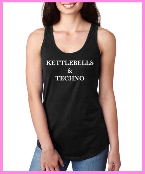Kettlebells & Techno Women's Tank